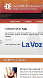 Mobile Screenshot of javiergenero.com