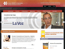 Tablet Screenshot of javiergenero.com